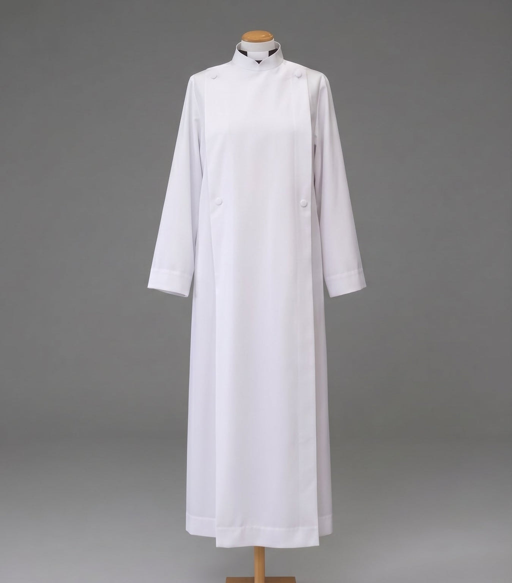Cathedral Cassock-Alb, Shoulder Pleats