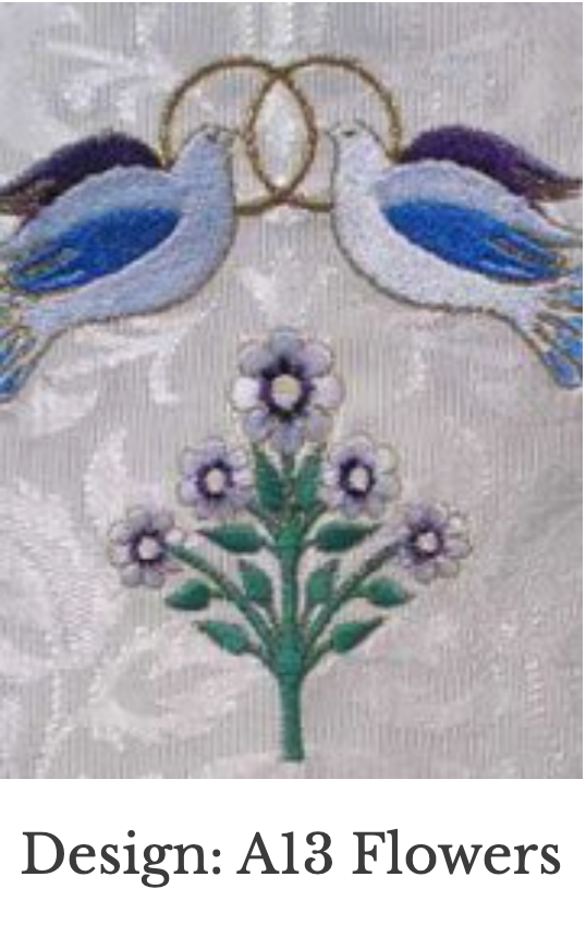 Custom Embroidery Add-On – Stole (Set 1)