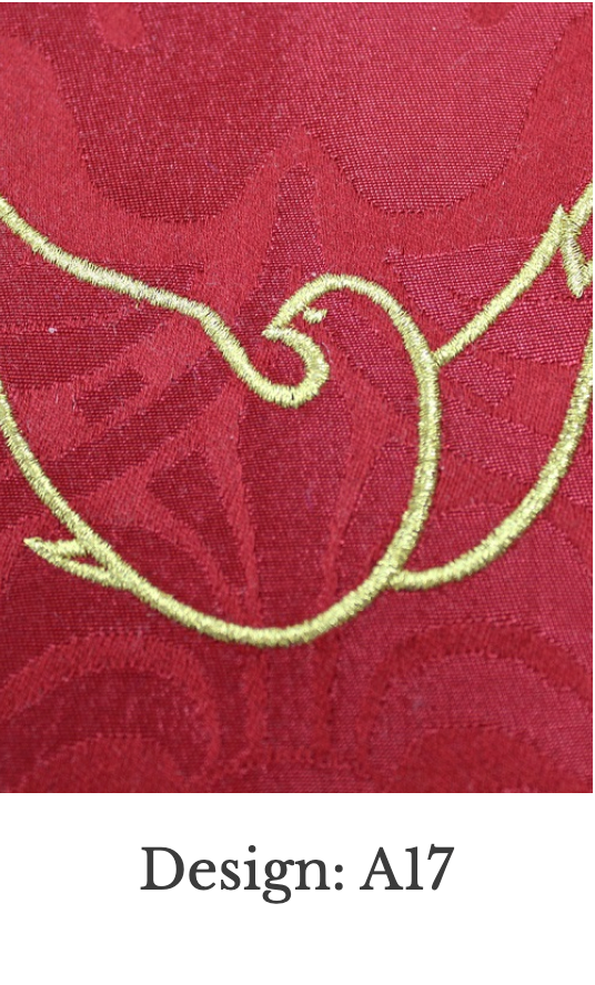 Custom Embroidery Add-On – Stole (Set 1)