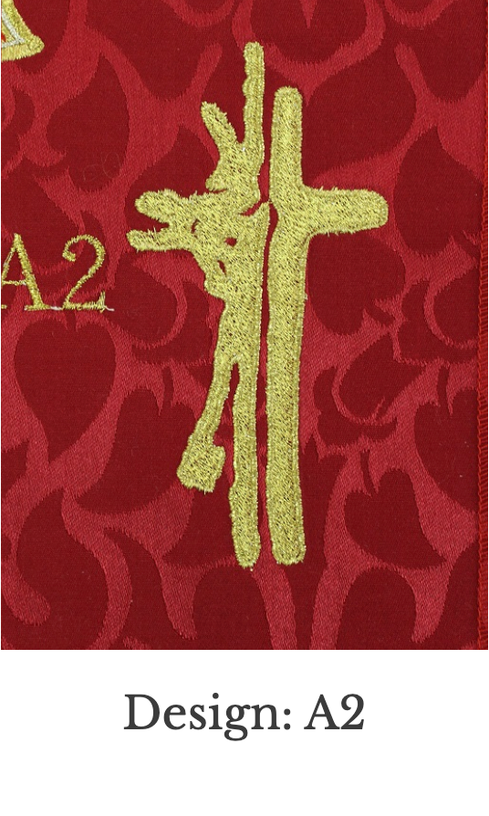 Custom Embroidery Add-On – Stole (Set 1)