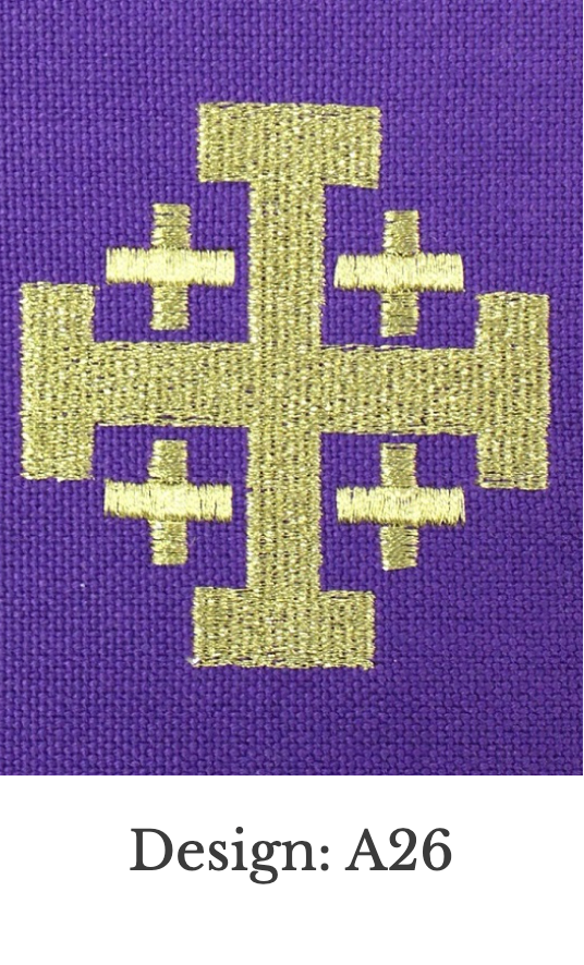 Custom Embroidery Add-On – Stole (Set 1)