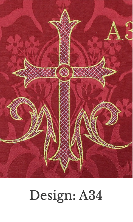 Custom Embroidery Add-On – Stole (Set 2)