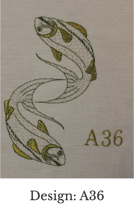 Custom Embroidery Add-On – Stole (Set 2)