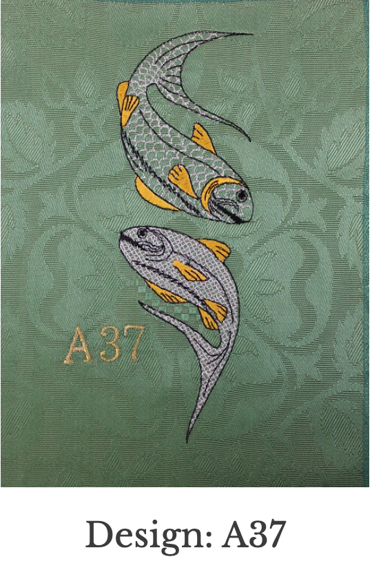 Custom Embroidery Add-On – Stole (Set 2)