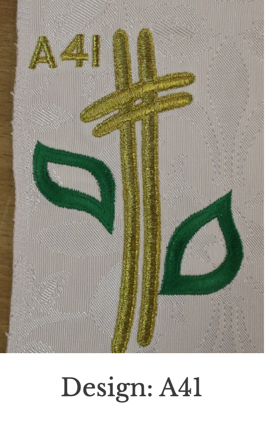 Custom Embroidery Add-On – Stole (Set 2)