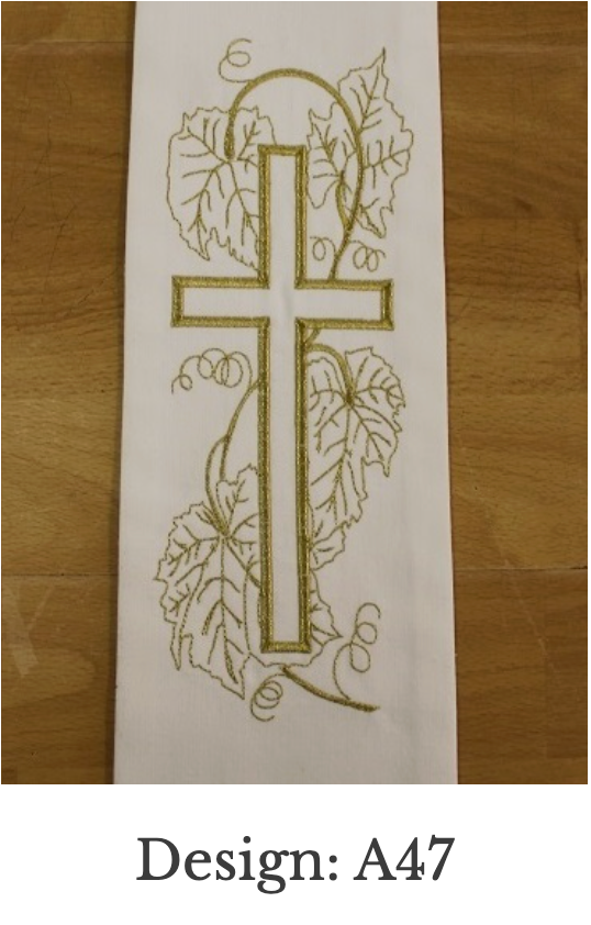 Custom Embroidery Add-On – Stole (Set 2)