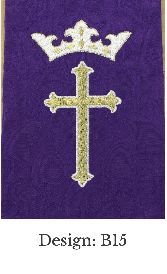 Custom Embroidery Add-On – Stole (Set 3)