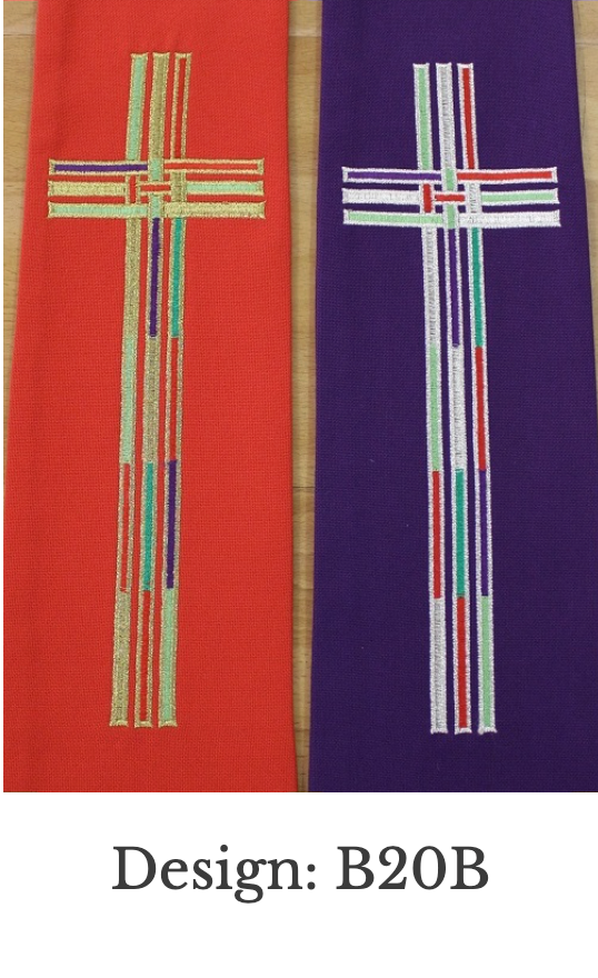 Custom Embroidery Add-On – Stole (Set 3)