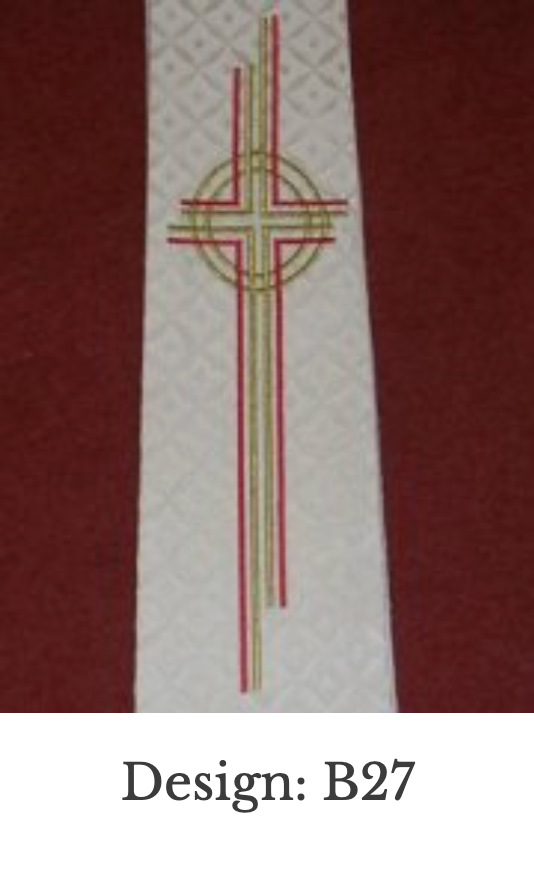 Custom Embroidery Add-On – Stole (Set 4)