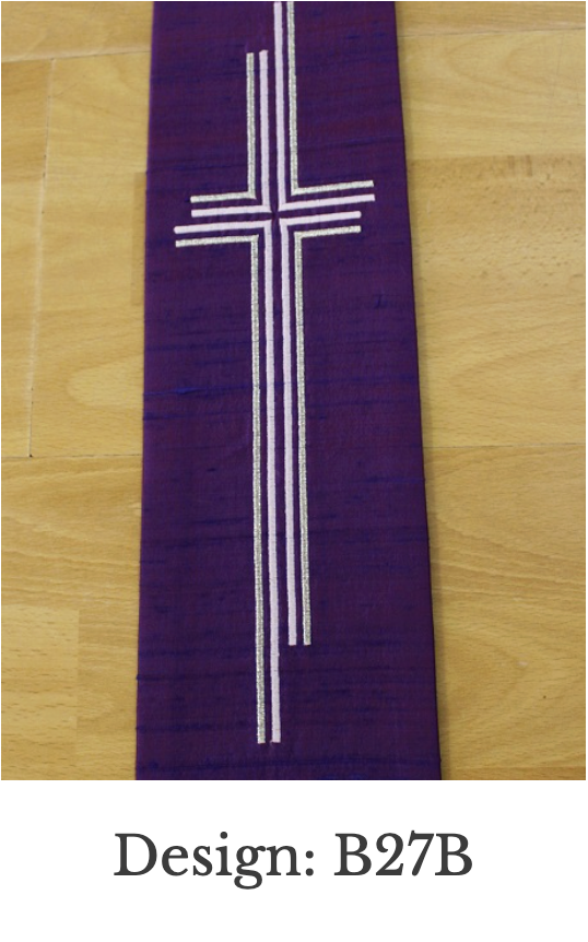 Custom Embroidery Add-On – Stole (Set 4)