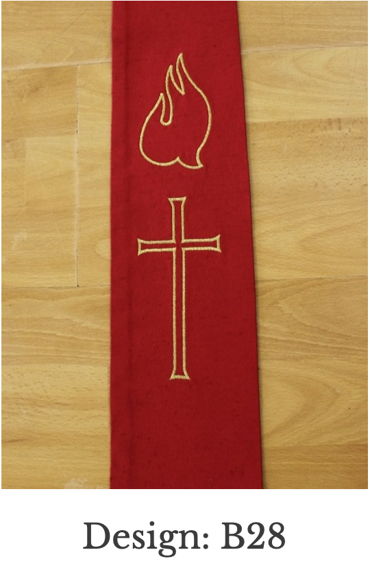 Custom Embroidery Add-On – Stole (Set 4)