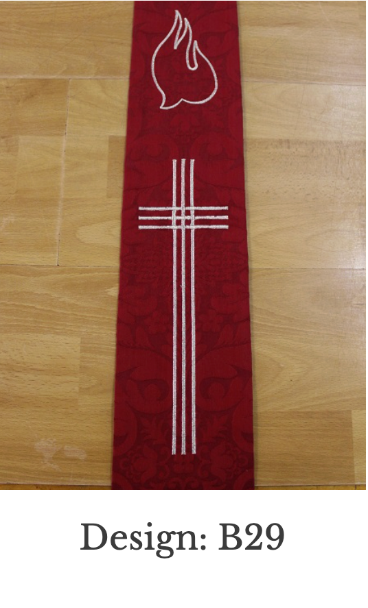 Custom Embroidery Add-On – Stole (Set 4)