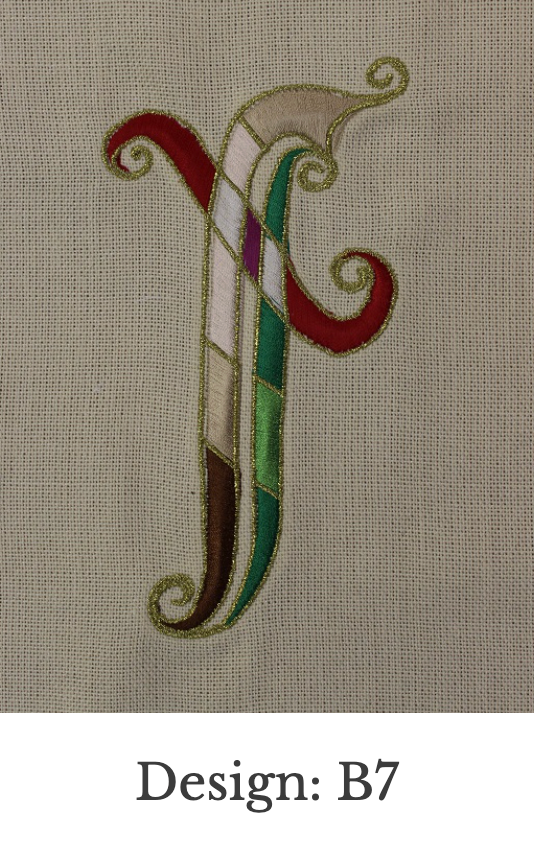 Custom Embroidery Add-On – Stole (Set 4)
