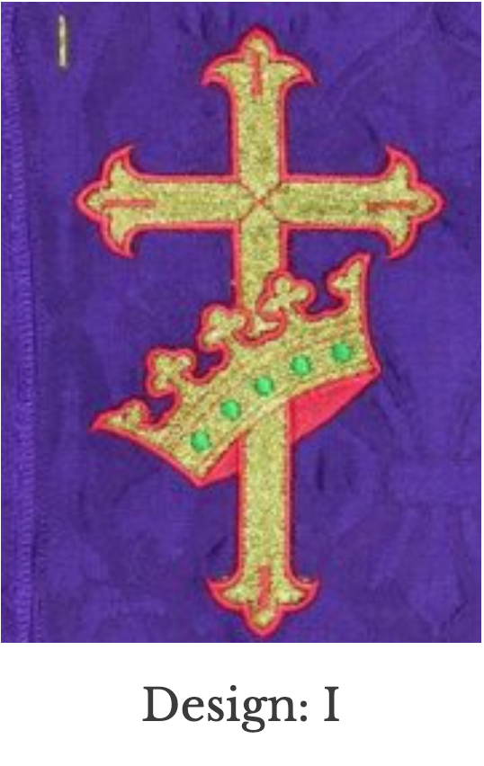 Custom Embroidery Add-On – Stole (Set 4)