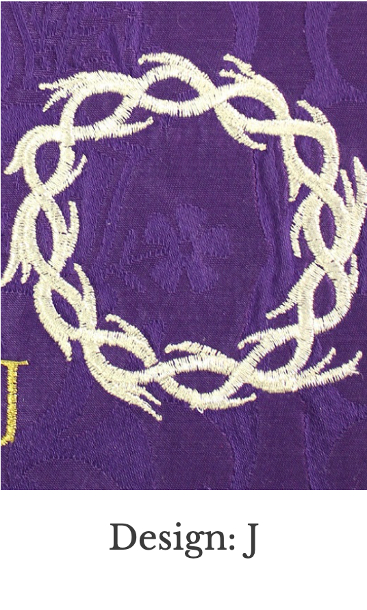 Custom Embroidery Add-On – Stole (Set 4)