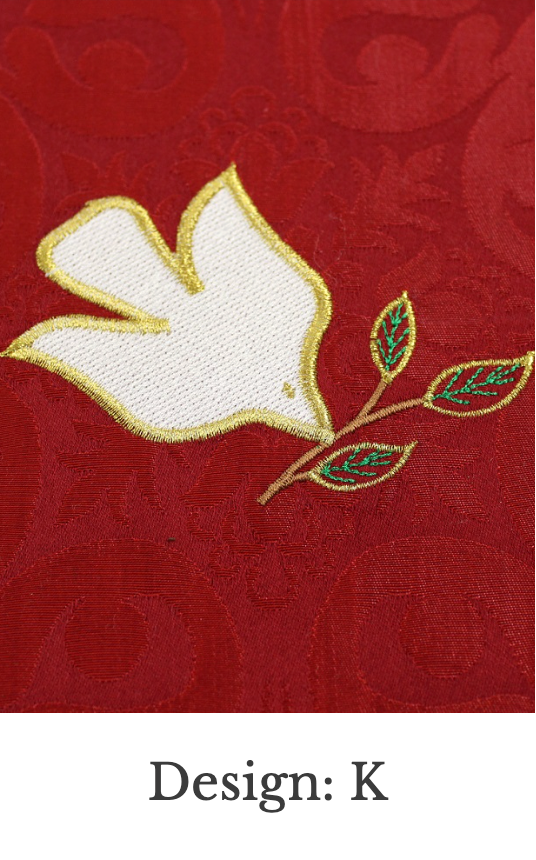 Custom Embroidery Add-On – Stole (Set 4)