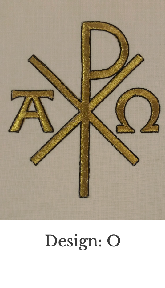 Custom Embroidery Add-On – Stole (Set 5)