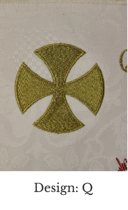 Custom Embroidery Add-On – Stole (Set 5)
