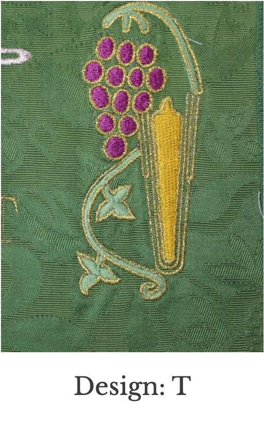 Custom Embroidery Add-On – Stole (Set 5)