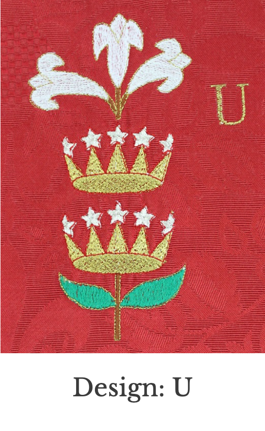 Custom Embroidery Add-On – Stole (Set 5)