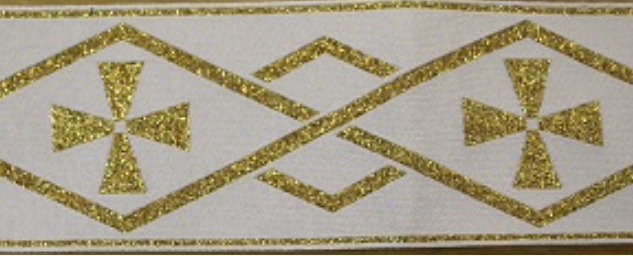 Alb - Box pleated, square neck