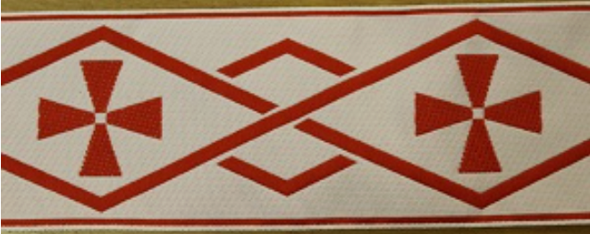 Alb - Box pleated, square neck