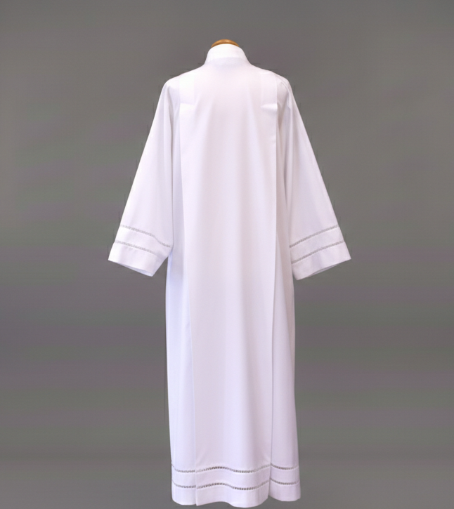 Ladies Cathedral Cassock-Alb, Shoulder Pleats
