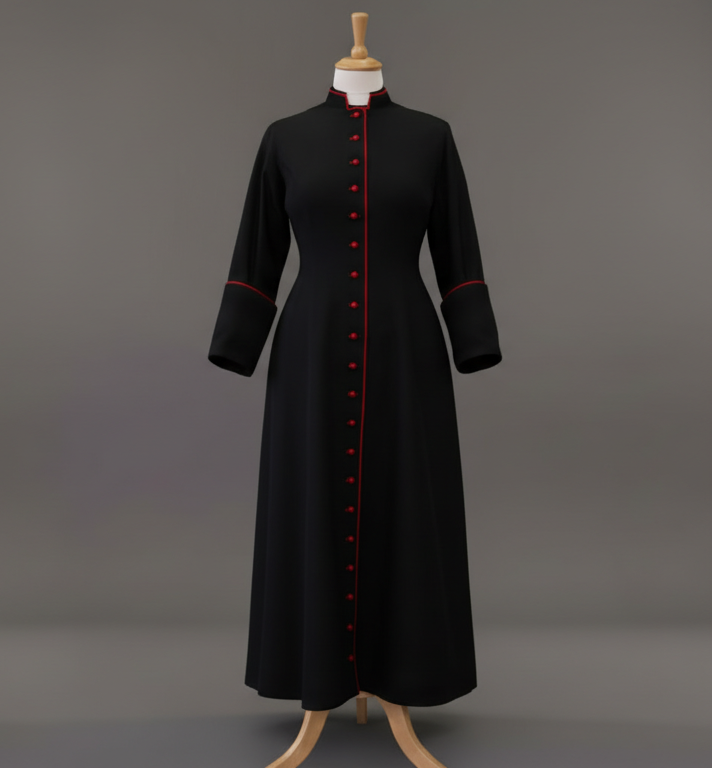 Ladies Canon Cassock: Single-Breasted