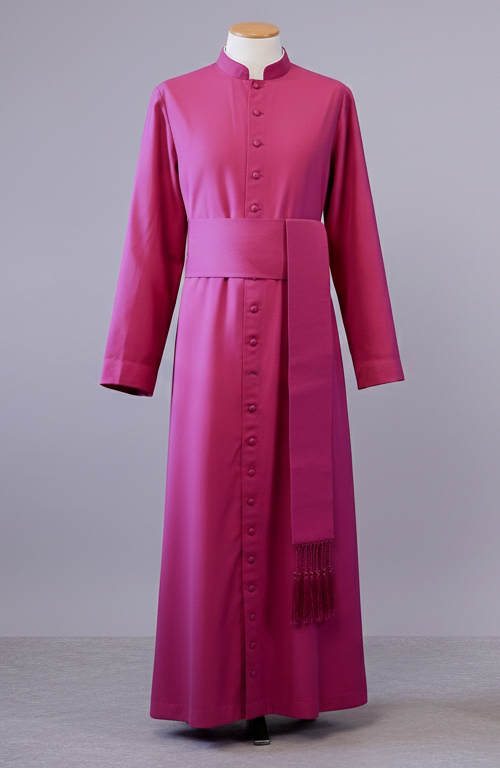 Bishop's Cassock: Men's Single-Breasted