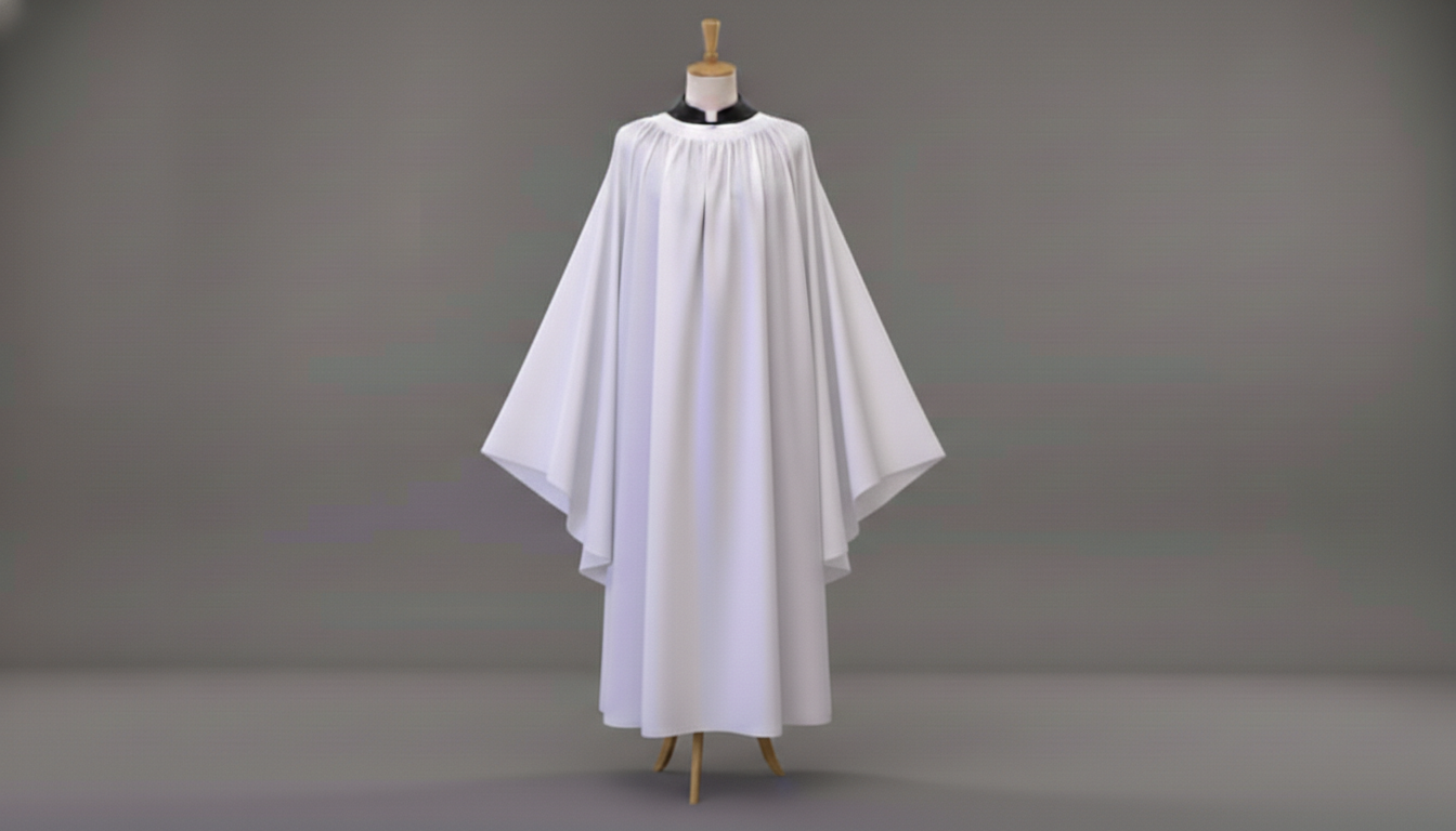 Ladies Old English Surplice Medium Gathered