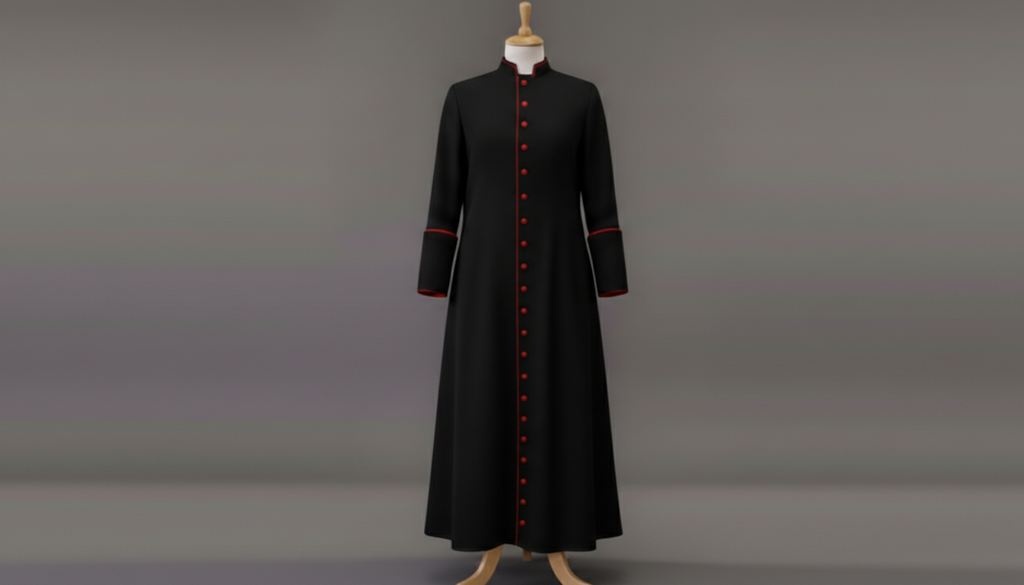 Gents Canon Cassock: Single-Breasted
