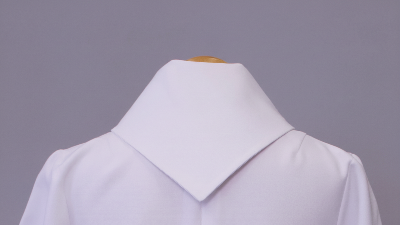 Cathedral Cassock-Alb, Shoulder Pleats