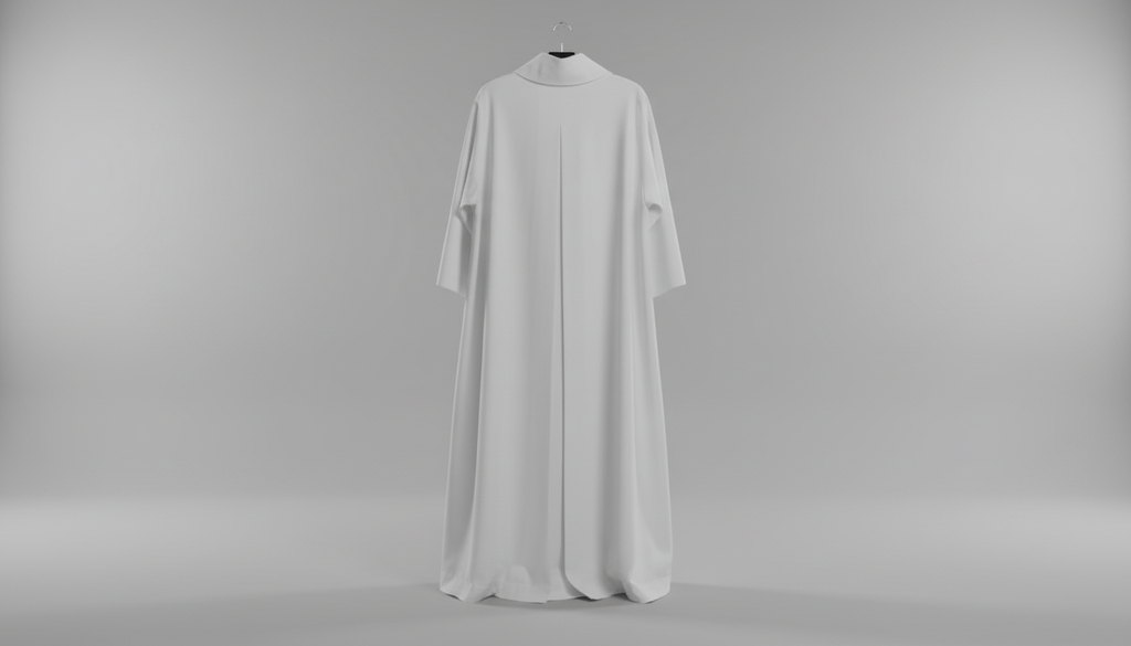 Cathedral Cassock Alb, one Back Pleat