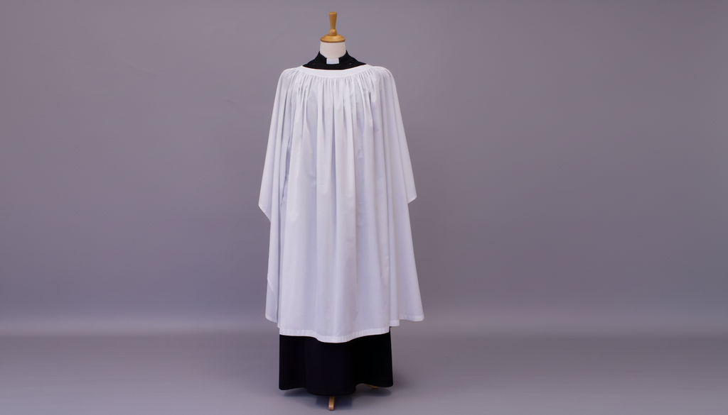 Ladies Old English Surplice Medium Gathered