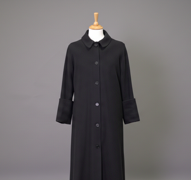 Ladies Cassock Overcoat