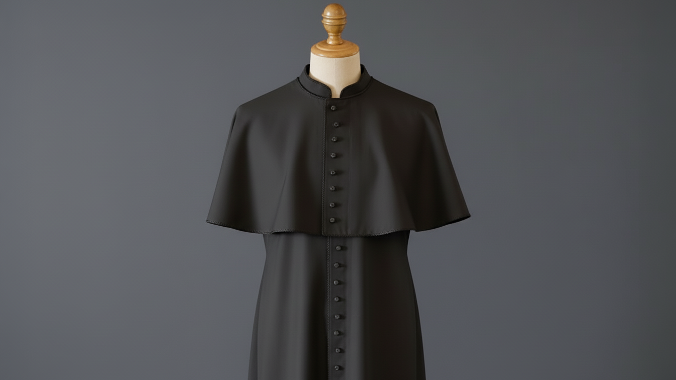 Ladies Cape - Buttoned to match Cassock